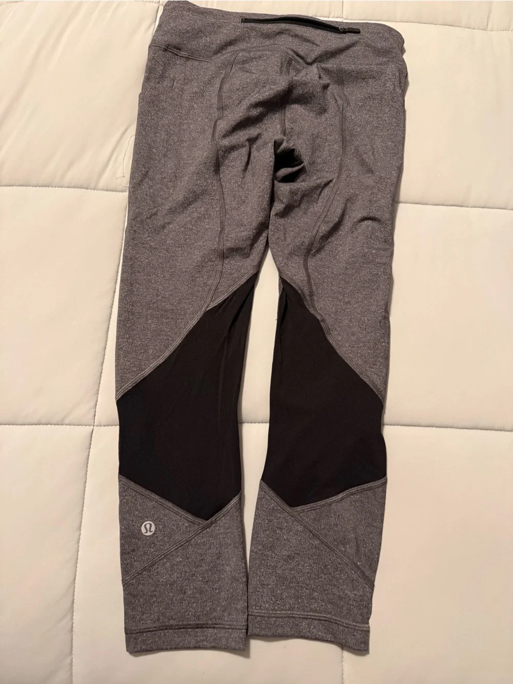 lululemon athletica Gray Cropped Leggings